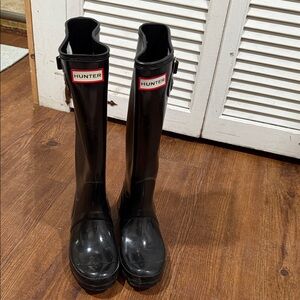 Hunter Classic Black Tall Boots